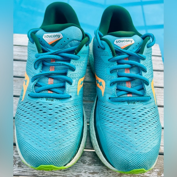 Saucony Triumph 18 Shoes Future Blue Mens Size 8.5 - Picture 2 of 10